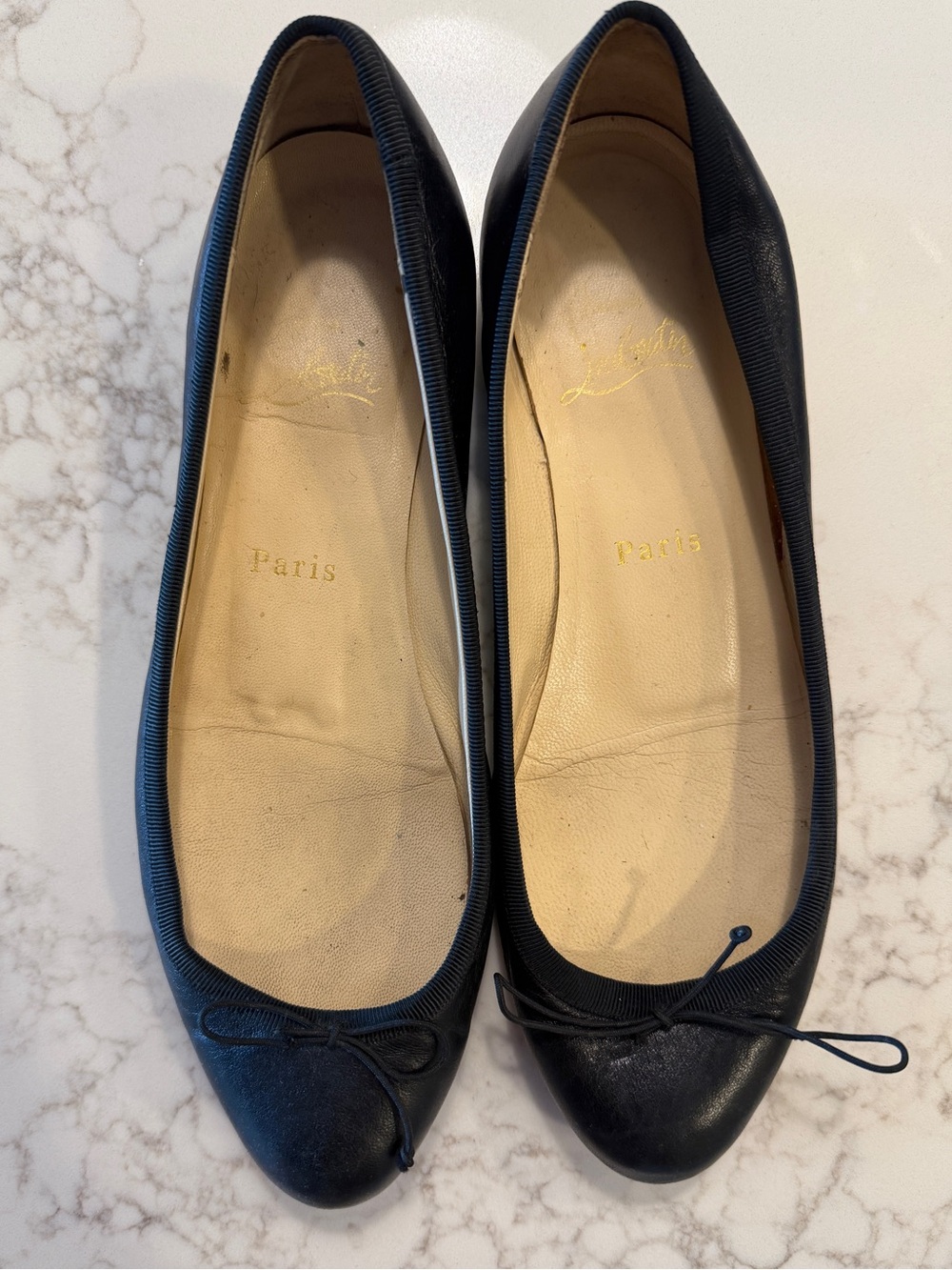 Christian Louboutin Black Ballet Flats